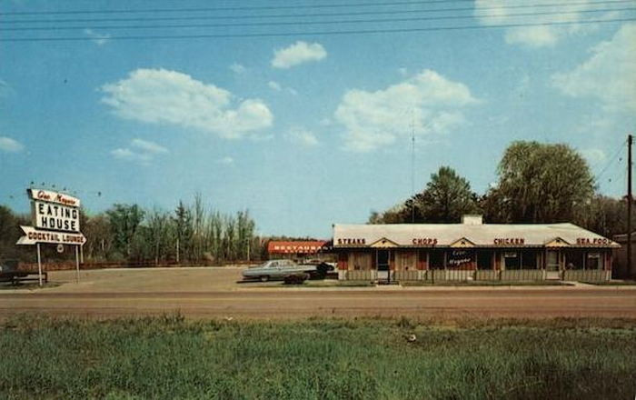 George Meyers Eating House - Vintage Postcard